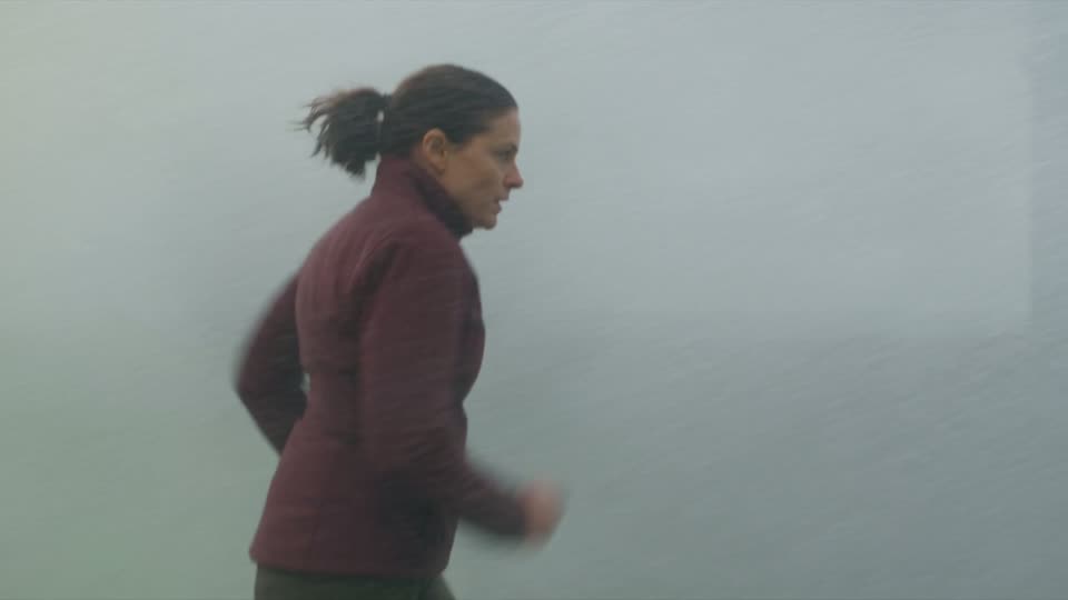 Übergang: die freigestellte Aufnahme löst sich in Nebel auf