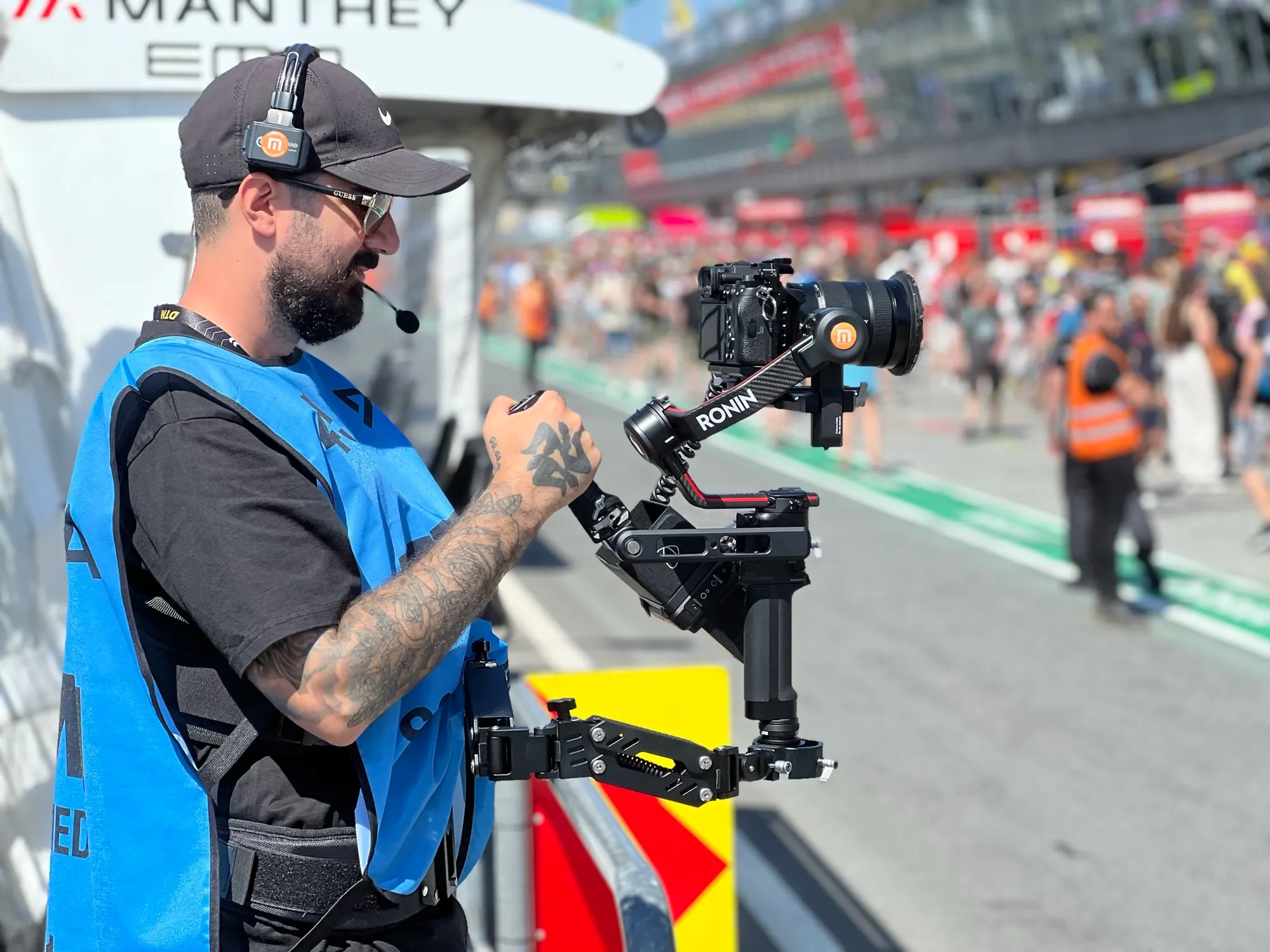 Team bei einer Filmproduktion